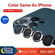 2021 Newst Camera Lens Protector For iPhone 12 Pro Max Metal Ring Glass Full Cover Camera Lens Protectors for iPhone 12pro max 12mini 12pro Protective Capl