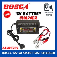 Bosca Motorcycle/Car/Automobiles 12V Sealed Lead Battery Charger 12 Volts Battery Charger 6A