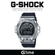 [OFFICIAL CASIO WARRANTY] Casio G-Shock GM-6900-1 Digital Stainless Steel Metal Bezel Watch