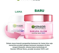 Garnier Sakura Glow Hyaluron Day Cream 50ml / Night Cream 50ml Krim Siang Malam