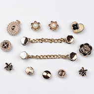 Bộ 13 Jibbitz Sticker Charm 3D bling bling hoa đen nhựa cứng gắn Dép Crocs Cross Dép Sục Cá Sấu MayT