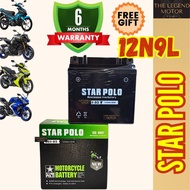 STAR POLO Gel 12N9L Battery Bateri Motor Batteri PATAGONIAN250 SCOMADI TL HONDA CM200 TWINSTAR MODEN