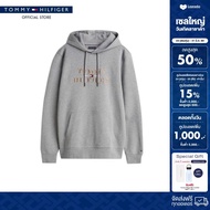 Tommy Hilfiger เสื้อสเวตเชิ๊ต ผู้ชาย รุ่น MW0MW42528 P91 - สีเทา ทรง Regular