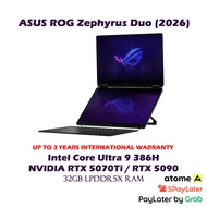 [2026] 1TB SSD ASUS ROG Zephyrus Duo OLED Gaming Laptop / Intel Ultra 9 386H / 32GB LPDDR5X RAM / RT