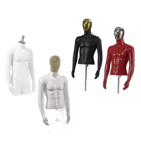 Mannequin Half Body Costume Model Dummy Half Body Simulator Human Body Costume Male Taiwan Model Pro