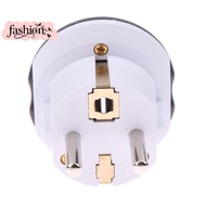 [fashion] German Standard Conversion Plug FR AU US UK To EU Euro Korea Universal Travel Adapter Home