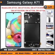 Amoled For Samsung A71 SM-A715F DS SM-A715F DSM Lcd Display Replacement Lcd Touch Screen Samsung A71