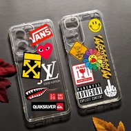 Softcase Xiao-mi Redmi 9A 9C 10A 10C Note 8 13 4G 9 10 10S 11 4G 12 PRO 5G Aesthetic Motif - Clear C