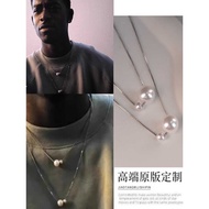 F1 Hurricane Speedy Male Second Demson Same Style Pearl Necklace High-End Light Luxury Pendant Exqui