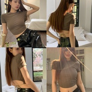 【WJZ】Women's Korean style fashion short sleeve t-shirt【9976】