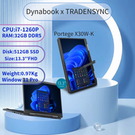 [Ready Stock] Dynabook Portege X30W-K | Touch Screen 2-in-1 Laptop | With Stylus Pen | Ultra Light Weight : 0.97KGs | i7-1260P Processor | 32GB DDR5 RAM | 512GB SSD | Window 11 Pro | 3YR Warranty