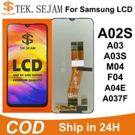 TEK.SEJAM Original LCD For Samsung A02S A03 A03S M02S F02S A025F Touch Screen Assembly Replacement