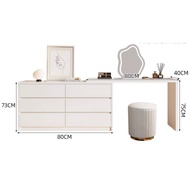 GoodLuck ชุดโต๊ะทำงานพร้อมลิ้นชัก สไตล์เกาหลี โต๊ะสำนักงาน โต๊ะอเนกประสงต์ t85