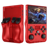 R36PRO Retroคอนโซลเกมมือถือ 64/128Gเปิด 3.5 นิ้วหน้าจอIPSระบบLinuxแบบพกพาเครื่องเล่นวิดีโอ 30000 + เ