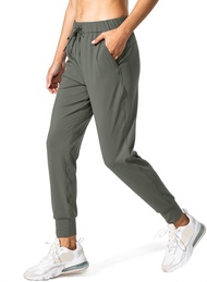 Women's Joggers Pants Pockets Drawstring Running Sweatpants for Women Lounge Workout Jogging