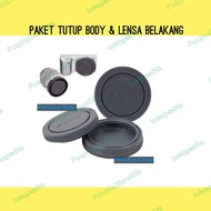 1 Set Rear Cap Sony ZVE10 ZVE1 A6700 FX30 - Tutup Body Lensa Belakang