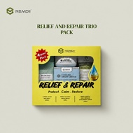 REMDII Relief & Repair Trio Pack | Set Kombinasi Krim Eksim Bayi & Dewasa | UPM Patented Non-Steroid