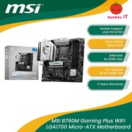 MSI B760M Gaming Plus WIFI DDR5 LGA1700 Micro-ATX Motherboard
