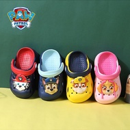 A-6💝Genuine Paw Patrol Baby Hole Shoes Summer Children's Slippers Non-Slip Soft Bottom Girls' Home Beach Shoes Sandals 9