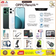 OPPO Reno 14 5G Smartphone | 12GB RAM + 256GB ROM / 12GB RAM + 512GB ROM | Original OPPO Malaysia