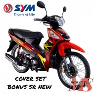 ORIGINAL SYM NEW BONUS SR 110 (SD8) COVER SET WITH STICKER ORIGINAL