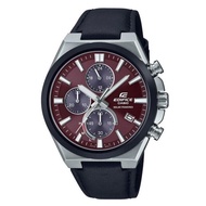 Casio Edifice EQS-950BL-5A Solar Power Chronograph Black Leather Men's Watch