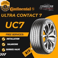[FREE INSTALLATION] 195/55 R15 Tayar Continental UltraContact UC7 R15.