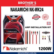 NAKAMICHI NK-WK24 - 4 CH AMPLIFIER KIT 1200W BROTHERS FACTORY OUTLET