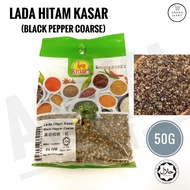 Kijang Lada Hitam Kasar/ Black Pepper Coarse 黑胡椒粉(粗) 【50g】