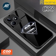Latest Realme C53 NFC Glass Softcase [SK48] - Realme C53 glass softcase - Realme C53 Glitter Glass S