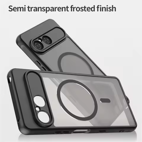 For Magsafe Magnetic Phone Case For Sony Xperia 10 VII,Anti-Shock Frosted Hard Case