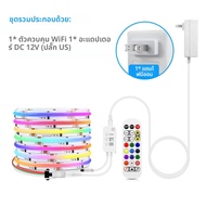 สมาร์ท TUYA WS2811 RGB IC Dreamcolor COB LED Strip Light Segment LED ควบคุมโหมดเพลงควบคุมเสียงสนับสน