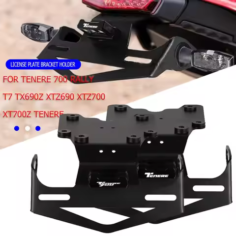 TENERE700 Motorcycle License Plate Bracket Holder Fender Eliminator Kit FOR YAMAHA Tenere 700 RALLY 