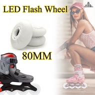 Inline Skate Wheels LED Light Wheels, Roller Skate Wheels Flash Inline Skates Replacement Wheels