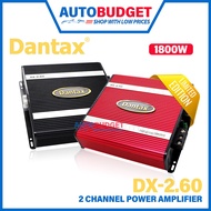 Universal 2 Channel Power Amplifier 1800Watts DANTAX 2 Channel Car Power Amp 2CH Car Speaker Woofer