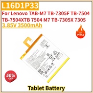L16D1P33 Tablet Battery 3.85V 3500mAh For Lenovo TAB-M7 TB-7305F TB-7504 TB-7504XTB 7504 M7 TB-7305X