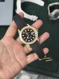 二手 Yacht-Master 42（型號 226668TBR）18K黃金鑽石款腕錶