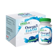 NutrinLife Omega 3 Fish Oil 1500mg (2 x 60 Softgels)