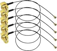 SMA to U.fl IPX Coaxial Cable TUOLNK SMA Female Right Angle Bulkhead to IPEX UFL MHF4 RF Pigtail WiF