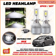 For Proton Iriz (Crystal) C6 Car Headlight Head Lamp LED White Light Bulb 6500k Lampu Besar Kereta P