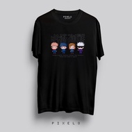Jujutsu Kaisen Pixelo T-Shirt - Tshirt Tee Anime & Game Retro 90 An