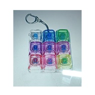 Fidget Toys 9-key Keyboard Keychain Party Stress Relief Simulated Keyboard Toys Finger Keyboard