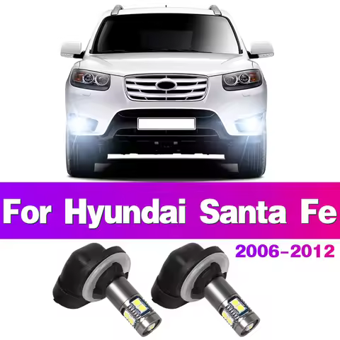 LED Car 881 886 889 H28 888 894 Fog Light Lamp Bulbs For Hyundai Santa Fe SantaFe 2006 2007 2008 200