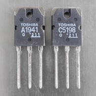 TRANSISTOR A 1941 C 5198 TOSHIBA 100W TR A1941 C5198 2SA1941 2SC5198 TOSIBA