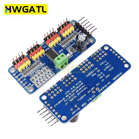 PCA9685PW 16 Channel 12-Bit PWM Servo Shield Driver I2C Interface PCA9685 Module For Raspberry Pi
