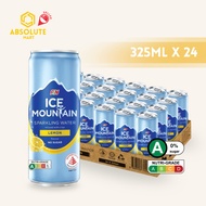 F&N Ice Mountain Sparkling Water Lemon 325ML X 24 (CAN)