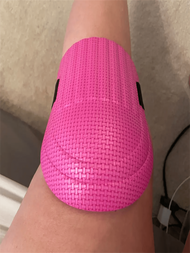 1對柔軟泡棉膝蓋墊,用於膝蓋保護、安全、自我防護、園藝、清潔、保護性運動護膝