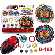 Beyblade Single Beyblade Burst B-188 Astral Spriggan DB Beyblade with B184 Blue LR Launcher Beylauncher Beyblade Burst Launcher Box Set