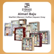 [𝐒𝐭𝐨𝐫𝐚𝐠𝐞.𝐒] Clothes Rack Clothes Organization Storage Rack Cabinet Cloth Rack Cupboard Bedroom Furni