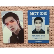 TERBEST pc hendery concept id card universe pc hendery konsep id card